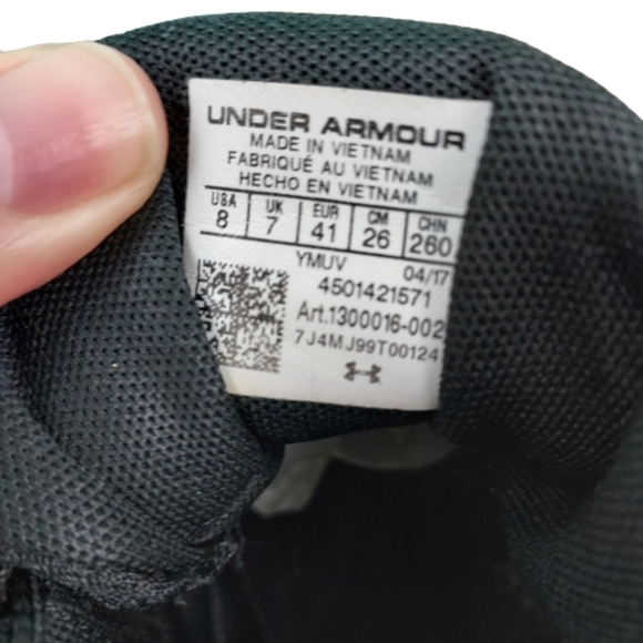 Under Armour Jet, Men's size 8, black - Picture 9 of 9